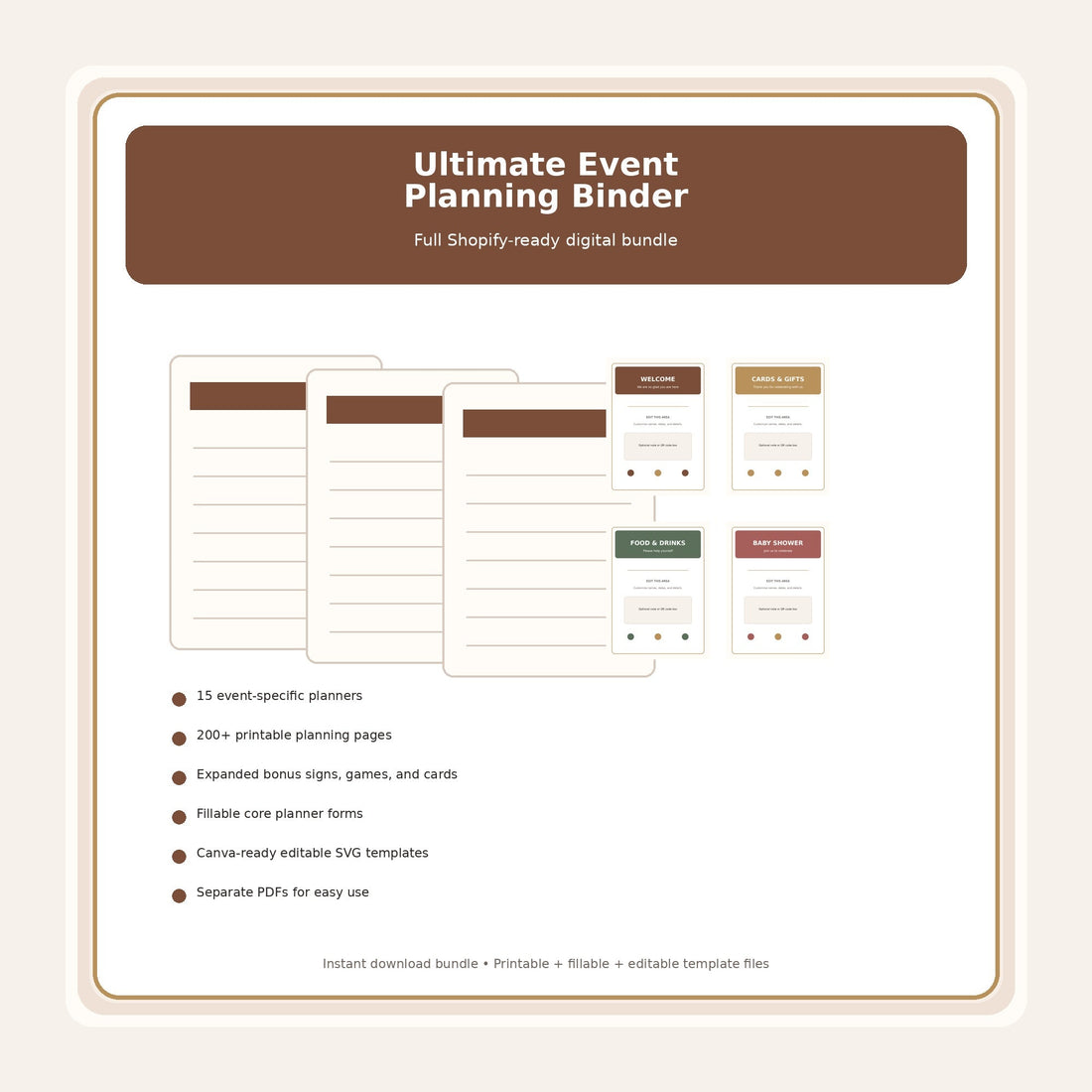 Event planning binder and relationship clarity tools for organizing major life decisions
