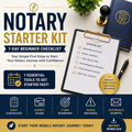 7-Step Notary Starter Kit beginner notary digital guide cover